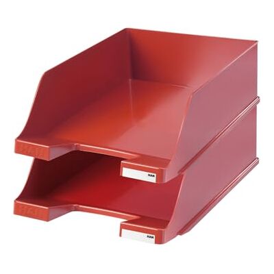 HAN 2x bac à courrier CLASSIC rouge A4/C4 empilable 255 x 348 x 105 mm HAN 2x bac à courrier CLASSIC rouge A4/C4 empilable 255 x 348 x 105 mm