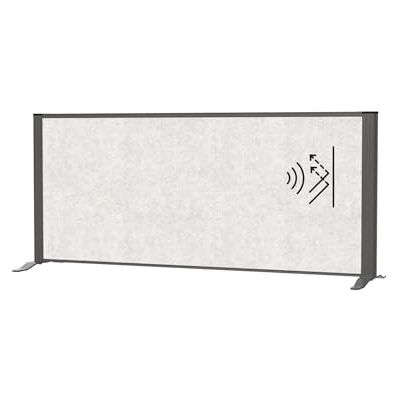 MAUL Cloison acoustique connecto gris clair anthracite bureau calme gris clair avec cadre anthracite, meilleure concentration, intimité renforcée, pieds stables, montage facilité MAUL Cloison acoustique connecto gris clair anthracite bureau calme gris clair avec cadre anthracite, meilleure concentration, intimité renforcée, pieds stables, montage facilité