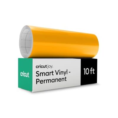 Cricut Vinyle intelligent – Permanent, jaune maïs, 14 cm x 3 m en vrac (1) Cricut Vinyle intelligent – Permanent, jaune maïs, 14 cm x 3 m en vrac (1)