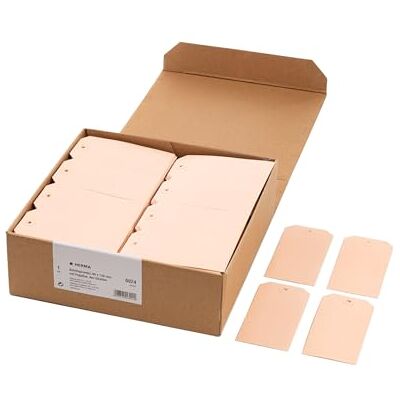 HERMA 6024 Lot de 1000 étiquettes à suspendre avec œillet 60 x 120 mm (Marron) HERMA 6024 Lot de 1000 étiquettes à suspendre avec œillet 60 x 120 mm (Marron)