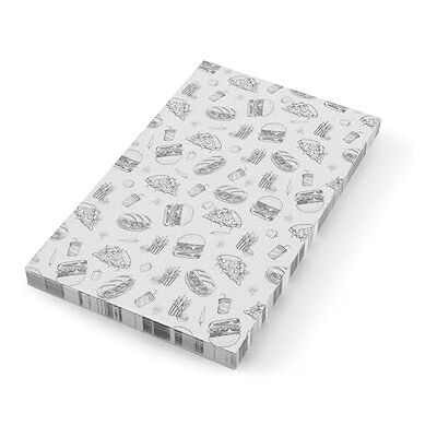 HENDI Papier résistant à la graisse 500 feuilles Pour usage alimentaire Résistant à l'huile Papier non gras Papier d'emballage alimentaire Papier gras 250 x 350 mm Illustration HENDI Papier résistant à la graisse 500 feuilles Pour usage alimentaire Résistant à l'huile Papier non gras Papier d'emballage alimentaire Papier gras 250 x 350 mm Illustration
