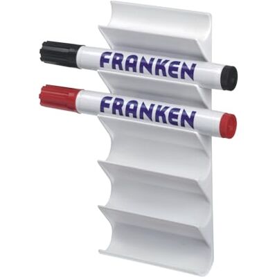 Franken Z1986 Holder for 6 Whiteboard Pens Empty White Franken Z1986 Holder for 6 Whiteboard Pens Empty White