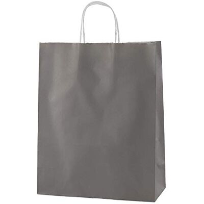 Thepaperbagstore 30 sacs papier Gris Moyenne avec anses 25x11x31cm Sacs kraft avec anses solides, idéals pour cadeaux, commerce, fêtes et événements Thepaperbagstore 30 sacs papier Gris Moyenne avec anses 25x11x31cm Sacs kraft avec anses solides, idéals pour cadeaux, commerce, fêtes et événements