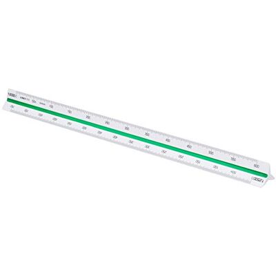Linex Mètre triangulaire 30 cm, blanc/coloré 1:500:1000:1250:1500:2000:2500 Linex Mètre triangulaire 30 cm, blanc/coloré 1:500:1000:1250:1500:2000:2500