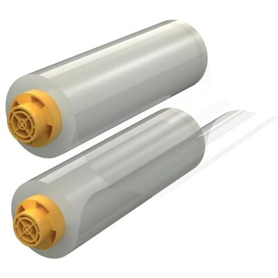 GBC Velocity Rouleau de film de plastification transparent brillant 100 microns – 28,6 m de film léger et brillant pour jusqu'à 90 feuilles de plastification A4 – Facile à charger GBC Velocity Rouleau de film de plastification transparent brillant 100 microns – 28,6 m de film léger et brillant pour jusqu'à 90 feuilles de plastification A4 – Facile à charger