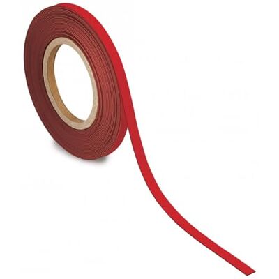 MAUL Bande magnétique Rouge inscriptible 10 m x 1 cm Repérage visuel rapide, découpe sur mesure, adhérence sur métal, repositionnable sans perçage MAUL Bande magnétique Rouge inscriptible 10 m x 1 cm Repérage visuel rapide, découpe sur mesure, adhérence sur métal, repositionnable sans perçage