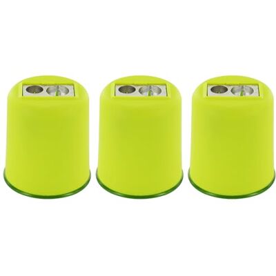 KUM AZ303.14.16-G Taille-crayon avec support Pod M2, 3 taille-crayons vert, double taille-crayon avec support KUM AZ303.14.16-G Taille-crayon avec support Pod M2, 3 taille-crayons vert, double taille-crayon avec support