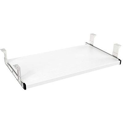 FRMSAET Plateau de tiroir de Clavier 53 cm / 60 cm / 76 cm Meubles Accessoires de Bureau Costumes Quincaillerie Support en Bois sous Le Bureau Plate-Forme à Hauteur réglable. (60 cm, Blanc) FRMSAET Plateau de tiroir de Clavier 53 cm / 60 cm / 76 cm Meubles Accessoires de Bureau Costumes Quincaillerie Support en Bois sous Le Bureau Plate-Forme à Hauteur réglable. (60 cm, Blanc)