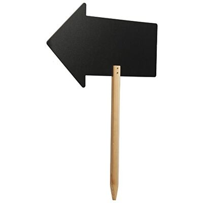 SECURIT FBS-Arrow Tableau noir avec marqueurà craie Support en bois avec pointe SECURIT FBS-Arrow Tableau noir avec marqueurà craie Support en bois avec pointe