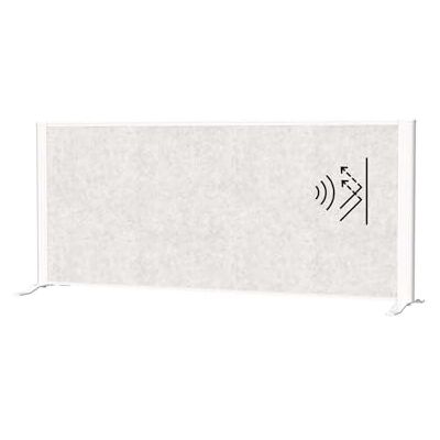 MAUL Cloison acoustique connecto gris clair blanc pour bureau calme pour mieux se concentrer, intimité visuelle au poste, pose libre flexible, montage facilité, sécurité renforcée MAUL Cloison acoustique connecto gris clair blanc pour bureau calme pour mieux se concentrer, intimité visuelle au poste, pose libre flexible, montage facilité, sécurité renforcée