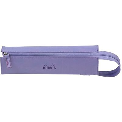 Rhodia 319019C Trousse Plumier rama Iris 23x5x5 cm Ouverture à Plat pour Utilisation en tant que Plumier Simili Cuir Rangement Stylos, Crayons, Feutres, Petites Fournitures Rhodia 319019C Trousse Plumier rama Iris 23x5x5 cm Ouverture à Plat pour Utilisation en tant que Plumier Simili Cuir Rangement Stylos, Crayons, Feutres, Petites Fournitures