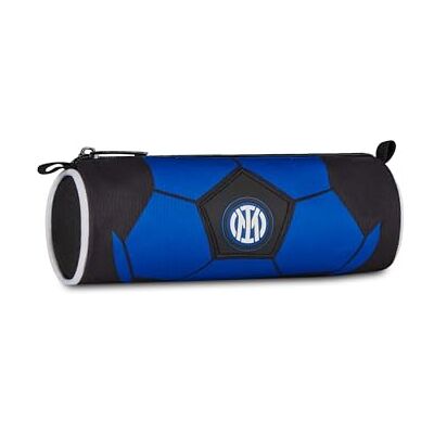 Seven Trousse à crayons Inter, bleu, ouverture avec fermeture éclair, accessoires sac à dos, école primaire, moyenne et secondaire, pour enfants, adolescents et adultes, football, produit officiel Seven Trousse à crayons Inter, bleu, ouverture avec fermeture éclair, accessoires sac à dos, école primaire, moyenne et secondaire, pour enfants, adolescents et adultes, football, produit officiel