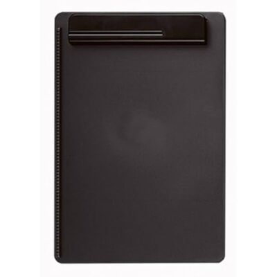 MAUL Porte-bloc A4 noir go Maintien sûr jusqu’à 80 feuilles alignement net du papier, écriture stable en déplacement, pince pratique, plastique résistant MAUL Porte-bloc A4 noir go Maintien sûr jusqu’à 80 feuilles alignement net du papier, écriture stable en déplacement, pince pratique, plastique résistant
