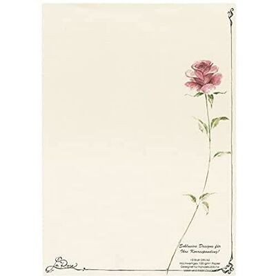Rössler 1103800805 Feuilles design A4 (297 x 210 mm) Motif La Rose Rössler 1103800805 Feuilles design A4 (297 x 210 mm) Motif La Rose