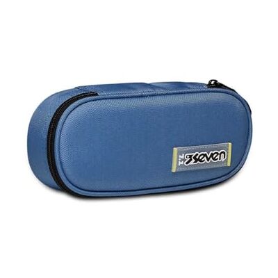 Seven Porte-stylo scolaire Round Plus avec élastiques porte-stylos FREETHINK Bleu clair, Riverside, Taglia Unica, Casual Seven Porte-stylo scolaire Round Plus avec élastiques porte-stylos FREETHINK Bleu clair, Riverside, Taglia Unica, Casual