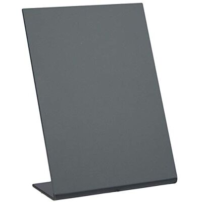 SECURIT L-board Krijtbord A6 Set3 Zwart Ardoise Porte-Menu En Acrylique Empilable Pour Café, Bar, Restaurant 15,5 x 10,5 x 5 cm Lot de 3 SECURIT L-board Krijtbord A6 Set3 Zwart Ardoise Porte-Menu En Acrylique Empilable Pour Café, Bar, Restaurant 15,5 x 10,5 x 5 cm Lot de 3