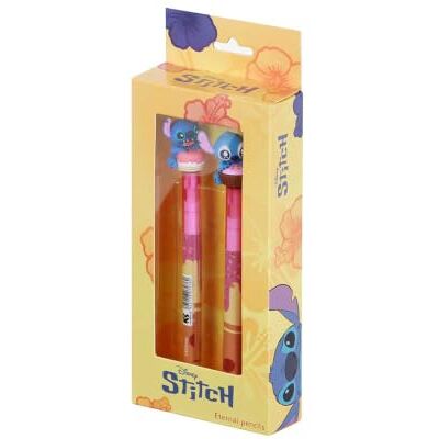 Disney Lilo et Stitch Mix-Pack de 2 Crayons Éternels, Jaune, 9,5 x 23 cm Disney Lilo et Stitch Mix-Pack de 2 Crayons Éternels, Jaune, 9,5 x 23 cm