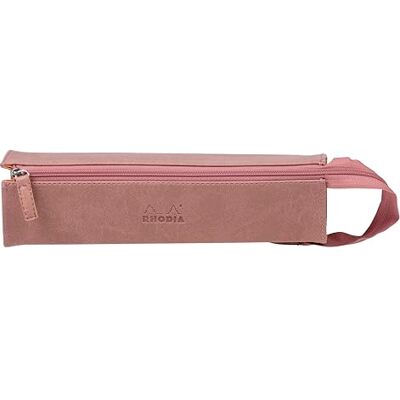 Rhodia 319029C Trousse Plumier rama Bois de Rose 23x5x5 cm Ouverture à Plat pour Utilisation en tant que Plumier Simili Cuir Rangement Stylos, Crayons, Feutres, Petites Fournitures Rhodia 319029C Trousse Plumier rama Bois de Rose 23x5x5 cm Ouverture à Plat pour Utilisation en tant que Plumier Simili Cuir Rangement Stylos, Crayons, Feutres, Petites Fournitures