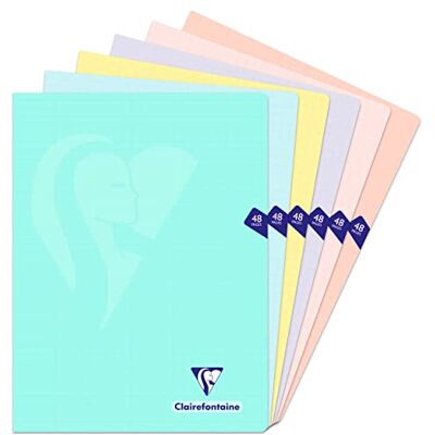 Clairefontaine 308311C Lot 10 Cahiers Agrafés 24x32 48p Grands Carreaux Clairefontaine 308311C Lot 10 Cahiers Agrafés 24x32 48p Grands Carreaux