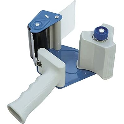 DONAU Dérouleur de ruban adhésif 3" pour rubans adhésifs Couleur : gris/bleu Dévidoir manuel Dévidoir de ruban Poignée ergonomique 7885001PL-99 DONAU Dérouleur de ruban adhésif 3" pour rubans adhésifs Couleur : gris/bleu Dévidoir manuel Dévidoir de ruban Poignée ergonomique 7885001PL-99