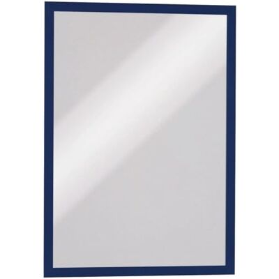 Durable Duraframe Support Mural/Cadre d'Affichage Adhésif A3 Bleu Foncé Lot de 2 Durable Duraframe Support Mural/Cadre d'Affichage Adhésif A3 Bleu Foncé Lot de 2