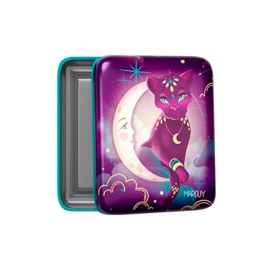 QUO VADIS Boîte à bons points Marguy Enfants Multicolore 8x10x2,5 cm Métal Coins arrondis QUO VADIS Boîte à bons points Marguy Enfants Multicolore 8x10x2,5 cm Métal Coins arrondis