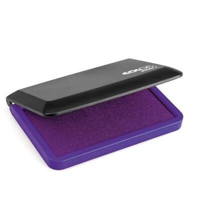 COLOP 109645 Tampon encreur Micro 1, 50 x 90 mm, violet, pour tampon manuel traditionnel COLOP 109645 Tampon encreur Micro 1, 50 x 90 mm, violet, pour tampon manuel traditionnel