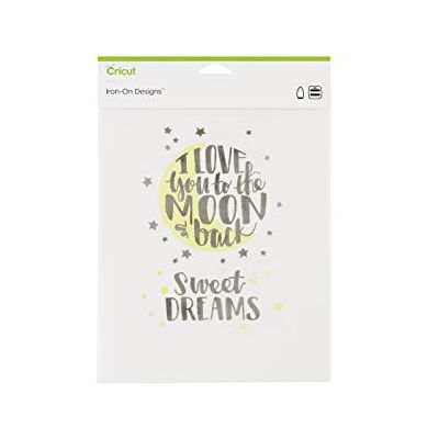 Cricut IO DSGNS Love You to The Moon 8.5X12, Multicolore, unique Cricut IO DSGNS Love You to The Moon 8.5X12, Multicolore, unique