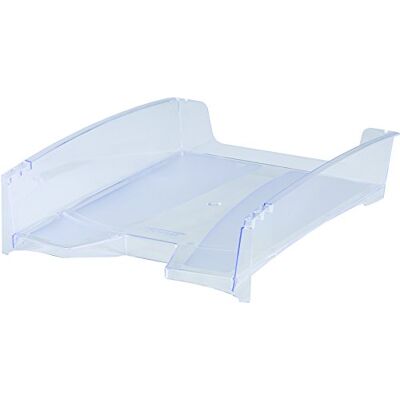 Fellowes 0008401 Bac à correspondance Green2Desk, transparent naturel Fellowes 0008401 Bac à correspondance Green2Desk, transparent naturel