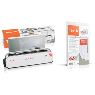 Peach PB200-70P DIN A4 Relieuse Thermique Vainqueur du Test Démarrage Rapide Temps de Reliure de 1 min avec 5 x PBT100-14 5 x 20 Chemises à Reliure Thermique Différentes Peach PB200-70P DIN A4 Relieuse Thermique Vainqueur du Test Démarrage Rapide Temps de Reliure de 1 min avec 5 x PBT100-14 5 x 20 Chemises à Reliure Thermique Différentes