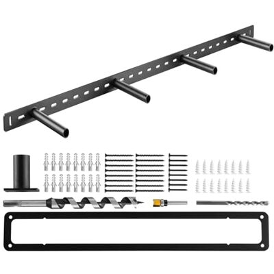 VEVOR 1 support d'étagère flottante, capacité de charge de 104 kg, 1092,2 x 157,4 x 38,1 mm, supports d'étagère cachés, support mural invisible pour étagères flottantes VEVOR 1 support d'étagère flottante, capacité de charge de 104 kg, 1092,2 x 157,4 x 38,1 mm, supports d'étagère cachés, support mural invisible pour étagères flottantes