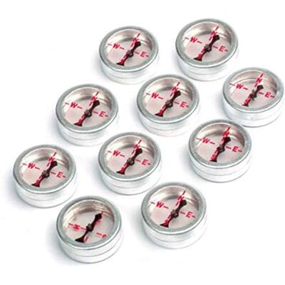 3B Scientific Lot de 10 boussole pour traceur de lignes de flux magnétiques 3B Scientific Lot de 10 boussole pour traceur de lignes de flux magnétiques