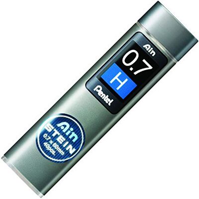 Pentel C277-H Lot de 12 Etuis de 40 mines 0,7mm H pour porte-mines Pentel C277-H Lot de 12 Etuis de 40 mines 0,7mm H pour porte-mines