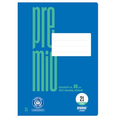 Staufen Green Cahier d'écolier – Format A4, linéature 21 (9 mm ligné), 4 cahiers de 16 feuilles chacun, papier recyclé 90 g/m², coins arrondis pour éviter les « oreilles d'âne » Staufen Green Cahier d'écolier – Format A4, linéature 21 (9 mm ligné), 4 cahiers de 16 feuilles chacun, papier recyclé 90 g/m², coins arrondis pour éviter les « oreilles d'âne »
