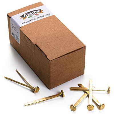 Dell 100 Attaches en laiton Boîte en carton, N°12 mm 72 Dell 100 Attaches en laiton Boîte en carton, N°12 mm 72