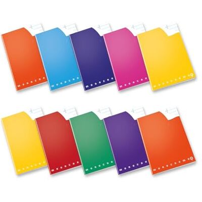 Pigna , Cahier Maxi Monochrome QI, utile pour dysgraphie dyslexie dysortographie discaculia, 0B, lignes III élémentaire, lot de 10 Pigna , Cahier Maxi Monochrome QI, utile pour dysgraphie dyslexie dysortographie discaculia, 0B, lignes III élémentaire, lot de 10
