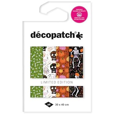 décopatch TD934C Assort. 4 papiers Foil Squelettes décopatch TD934C Assort. 4 papiers Foil Squelettes