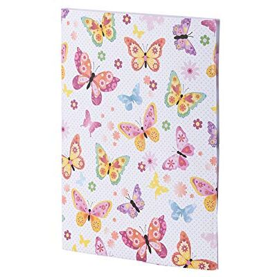 Rössler Papier 11731114000 Lot de 10 feuilles de papier à lettre « Flying Butterfly », 185 x 250 mm, 10 feuilles et 10 enveloppes Rössler Papier 11731114000 Lot de 10 feuilles de papier à lettre « Flying Butterfly », 185 x 250 mm, 10 feuilles et 10 enveloppes
