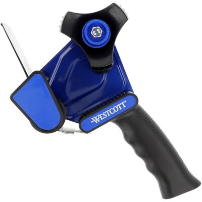 Westcott E-730402 00 Distributeur de ruban adhésif d'emballage avec poignée ergonomique 50 mm x 66 m Westcott E-730402 00 Distributeur de ruban adhésif d'emballage avec poignée ergonomique 50 mm x 66 m