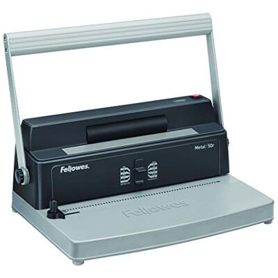 Fellowes Metal 50R Perforelieur manuel à spirales métalliques usage modéré Fellowes Metal 50R Perforelieur manuel à spirales métalliques usage modéré