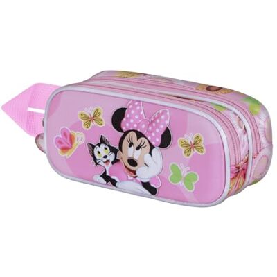 Karactermania Minnie Mouse Kitten Étui Double 3D, Rose Karactermania Minnie Mouse Kitten Étui Double 3D, Rose