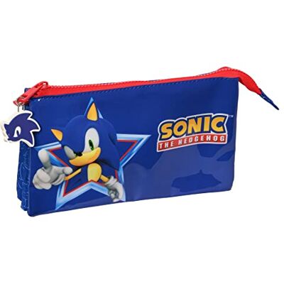 safta PORTATODO TRIPLE SONIC "LET'S ROLL", bleu marine, Estándar, décontracté safta PORTATODO TRIPLE SONIC "LET'S ROLL", bleu marine, Estándar, décontracté