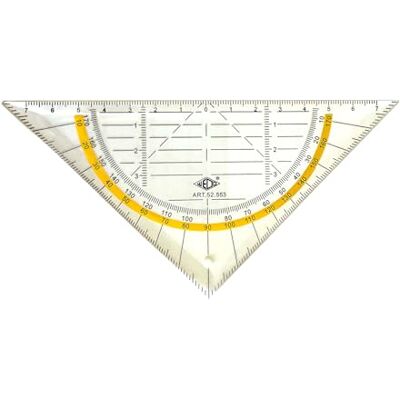 WEDO Triangle géométrique flexible 52553, longueur 16 cm WEDO Triangle géométrique flexible 52553, longueur 16 cm