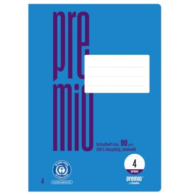 Staufen Green Cahier d'écolier – Format A4, linéature 4 (9 mm ligné), 4 cahiers de 16 feuilles chacun, papier recyclé 90 g/m², coins arrondis pour éviter les « oreilles d'âne » Staufen Green Cahier d'écolier – Format A4, linéature 4 (9 mm ligné), 4 cahiers de 16 feuilles chacun, papier recyclé 90 g/m², coins arrondis pour éviter les « oreilles d'âne »