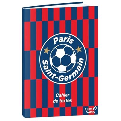 QUO VADIS Cahier de textes Français PSG Multicolore Journalier 15x21 cm Papier Clairefontaine blanc Fabrication française QUO VADIS Cahier de textes Français PSG Multicolore Journalier 15x21 cm Papier Clairefontaine blanc Fabrication française