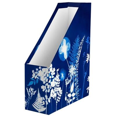 Clairefontaine 83509C Cyanotype, Porte magazines 25x10x32,5cm Clairefontaine 83509C Cyanotype, Porte magazines 25x10x32,5cm