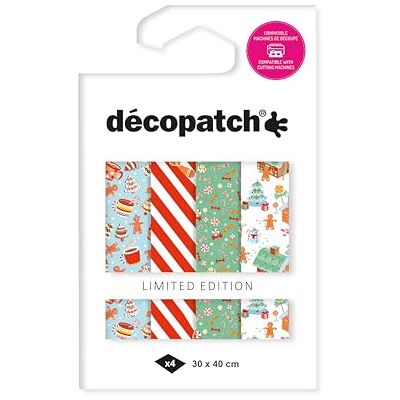 décopatch TD937C Assort. 4 papiers Foil Noël en cuisine décopatch TD937C Assort. 4 papiers Foil Noël en cuisine