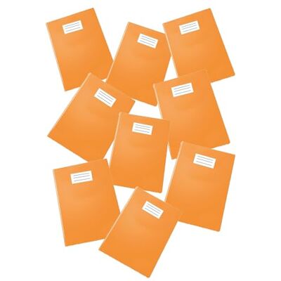 Pigna Lot de 25 couvre-maxi/protège-cahier coloré laqué, non transparent, f.to A4 orange Pigna Lot de 25 couvre-maxi/protège-cahier coloré laqué, non transparent, f.to A4 orange
