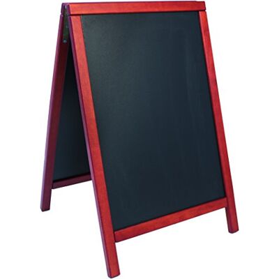 SECURIT Tableau noir de trottoir finition laquée Acajou 55 x 85 cm SECURIT Tableau noir de trottoir finition laquée Acajou 55 x 85 cm