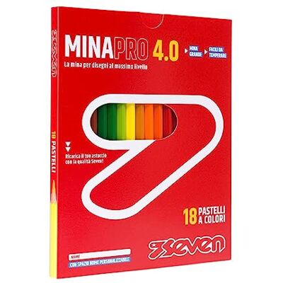 Seven Lot de 18 crayons de couleur – Boîte de crayons de couleur – crayons de couleur – crayons d'école, bureau – crayons de couleur MINA 4.0 – Espace d'étiquette Nom – crayons scolaires, crayons Seven Lot de 18 crayons de couleur – Boîte de crayons de couleur – crayons de couleur – crayons d'école, bureau – crayons de couleur MINA 4.0 – Espace d'étiquette Nom – crayons scolaires, crayons